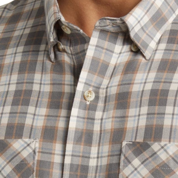 Travis Matthews Cloud Flannel Plaid Button up Shirt Size XX Large Nwt❤️ - Picture 3 of 9